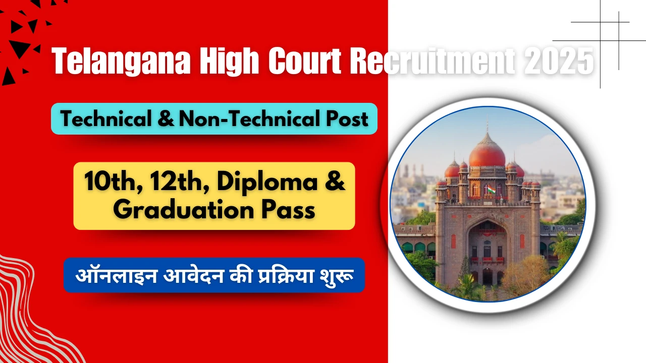 Telangana High Court Recruitment 2025