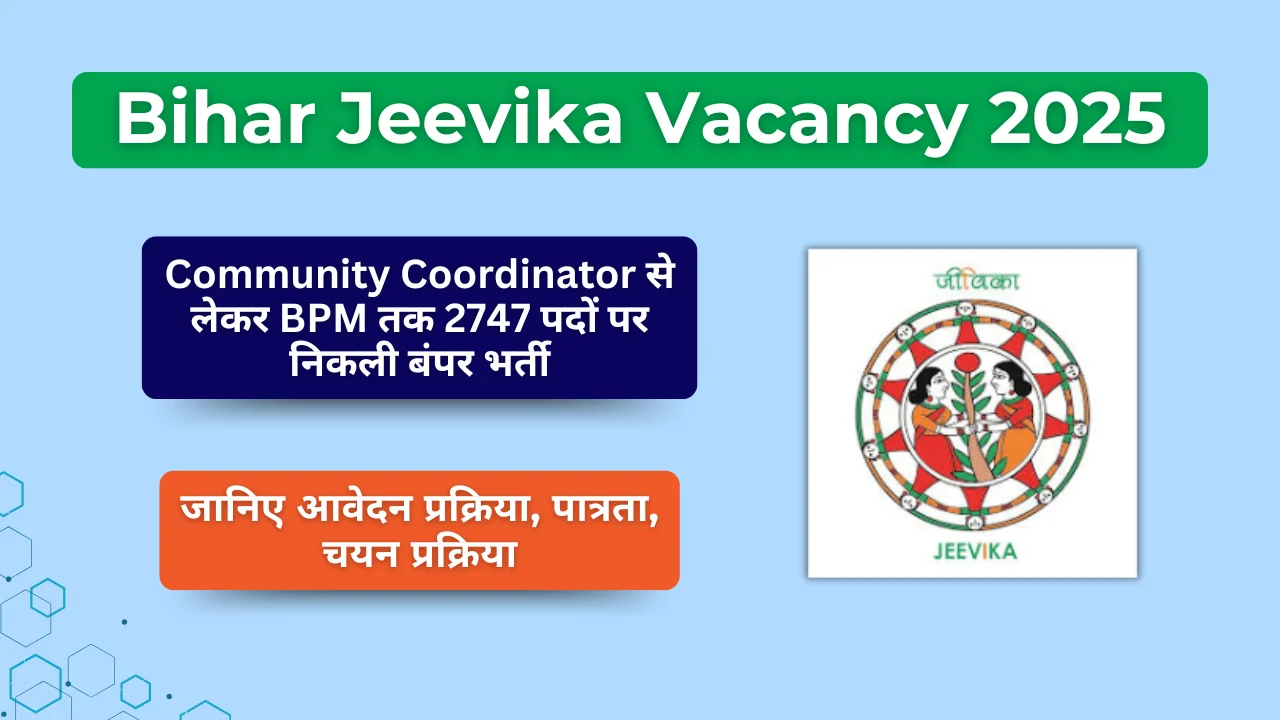 BRLPS Jeevika Vacancy 2025