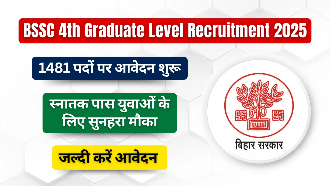 BSSC 4th Graduate Level Recruitment 2025