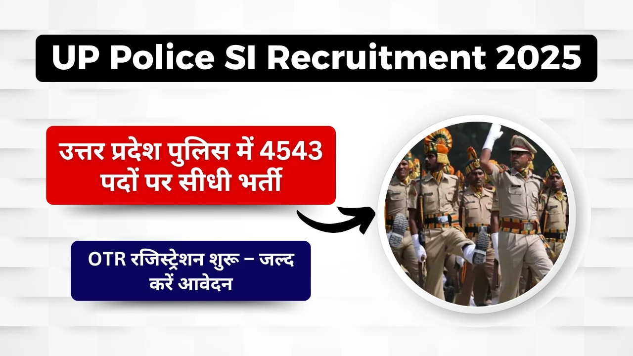 UP Police SI Recruitment 2025