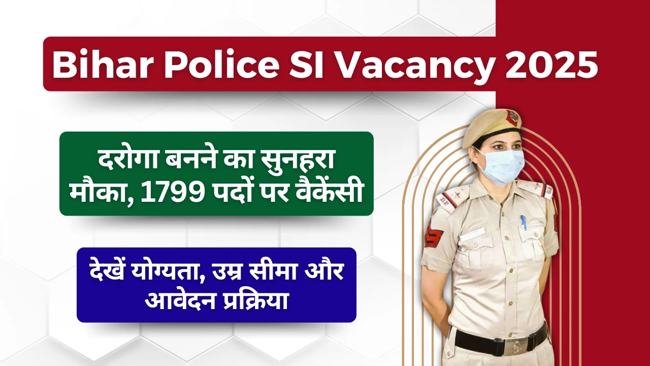 Bihar Police SI Vacancy 2025