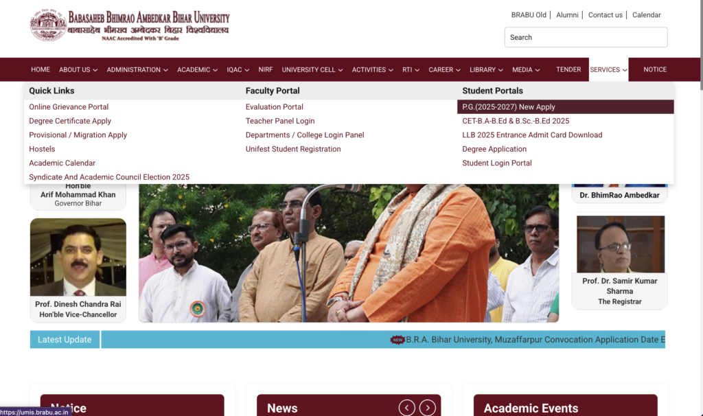 PG Admission 2025-27 New Apply