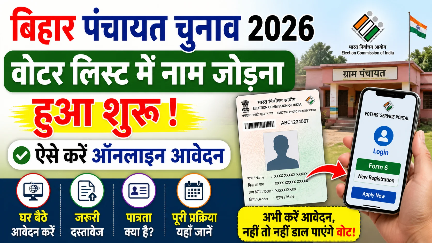Bihar Panchayat Chunav Voter List 2026
