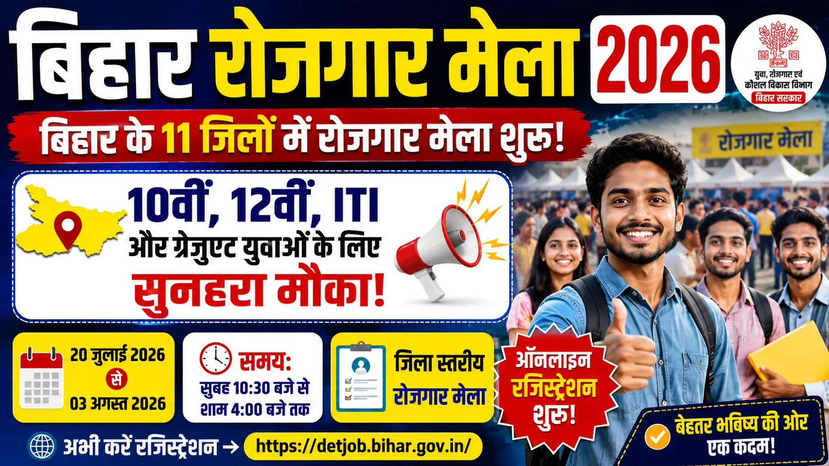 Bihar Rojgar Mela 2026
